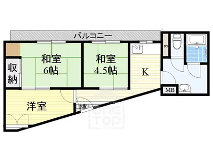プレアール摂津鳥飼【3階】の間取り