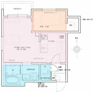 REGALEST二条【1階】の間取り