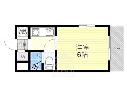 ジョイフル富田【1階】の間取り