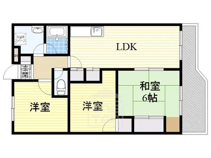 アンビエンテ桜ヶ丘【3階】の間取り