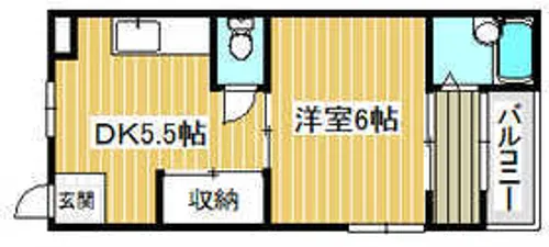 真上ロイヤルハイツ【1階】の間取り