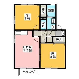 エスペランサ【2階】の間取り