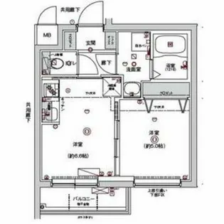 クレストタップ京都丹波口【2階】の間取り