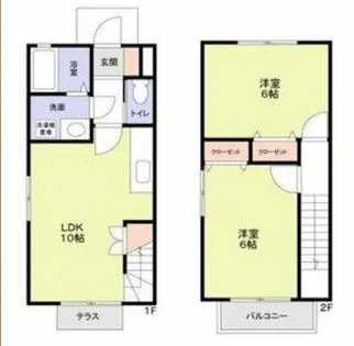 ブエナアビテートII【2階】の間取り