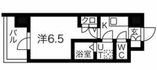 エスリードレジデンス大阪難波【1201号室】の間取り