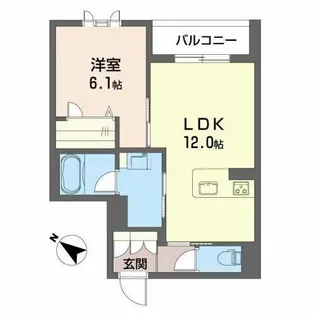 シャーメゾン アメニティ【0302号室】の間取り
