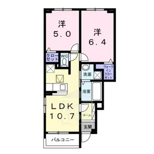 サンシャイン2【1階】の間取り