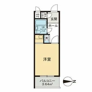 ライオンズマンション新大阪第3【8階】の間取り