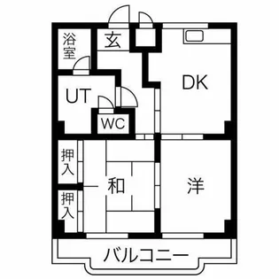 レジデンス横山【4階】の間取り