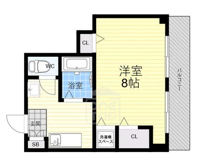 イーズ南春日丘【5階】の間取り
