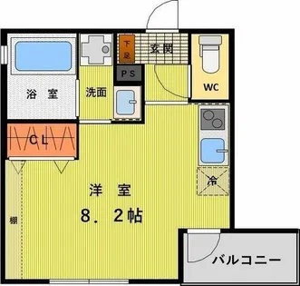 Casa Avenue Kanayama【3階】の間取り