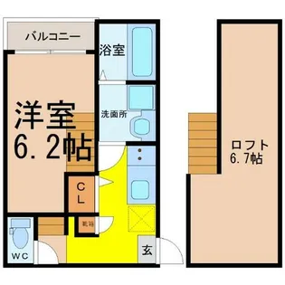 jeunesse大宮【1階】の間取り