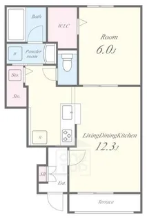 Affabile【1階】の間取り