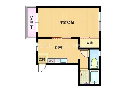 モスハイム【2階】の間取り