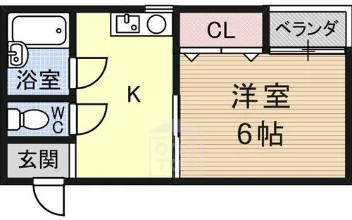 ODAビル別院町【3階】の間取り