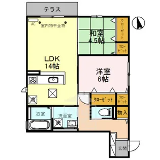 sophia court桜町【2階】の間取り