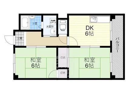 寿マンション【4階】の間取り