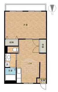 ハイツ穂積【4階】の間取り