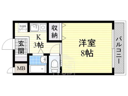 グレースメゾン本町【1階】の間取り