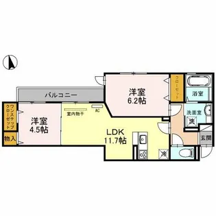 La Luce【2階】の間取り