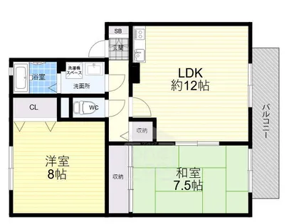 グランメール・コート【2階】の間取り