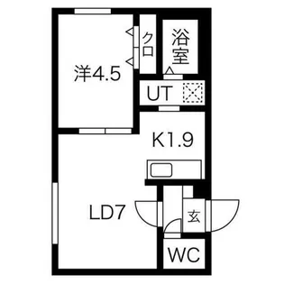 Flan N3【4階】の間取り