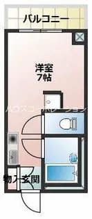 SENSE武庫之荘【2階】の間取り