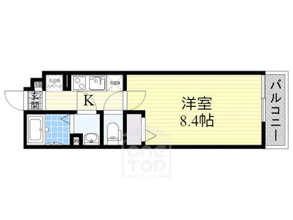 リブリ・サナップJR茨木【1階】の間取り
