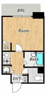 リーガル都島【10階】の間取り