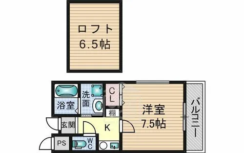 フェスティーボ茨木【1階】の間取り