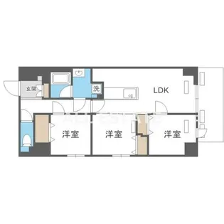 プレサンスNEO新深江リュミエル【4階】の間取り