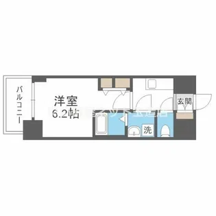 ARCOBALENO OSAKA FUSE【12階】の間取り