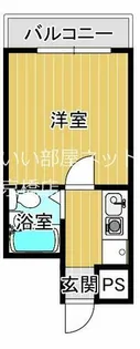 シャトー都島【4階】の間取り