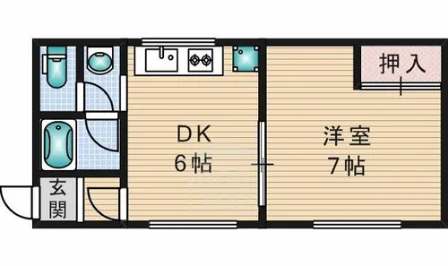 ナンノ第11号館【1階】の間取り