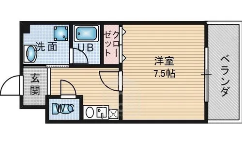 エルカーサ正雀2【2階】の間取り