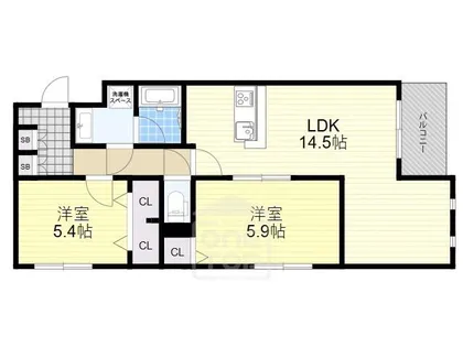 Casa Coco【1階】の間取り