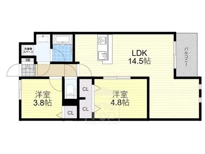 Casa Coco【1階】の間取り