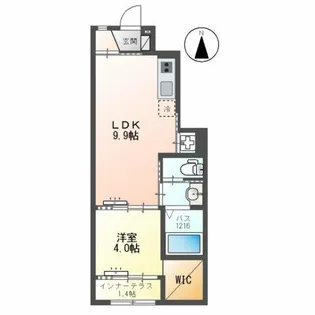 アイリス(Iris)【1階】の間取り
