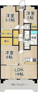 淀川ハイライフマンション【8階】の間取り