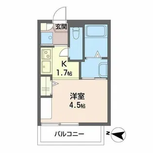 クリーンハイツ【2階】の間取り