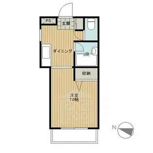 INTIMACY7【3階】の間取り