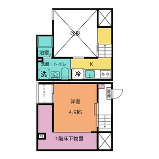 ヴァンベール元郷【202号室】の間取り