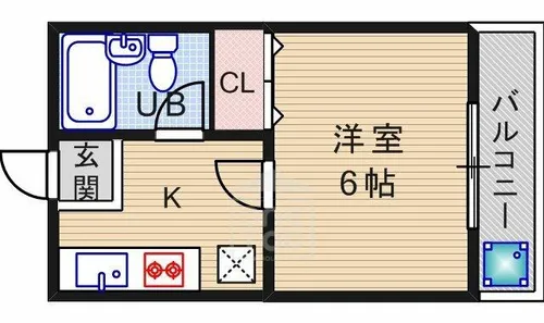 コーポラス桜町【2階】の間取り