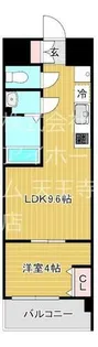 AND TERRACE 文の里【4階】の間取り