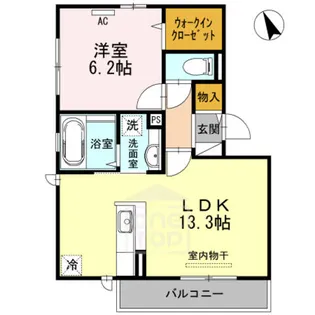 パークコート楓【3階】の間取り