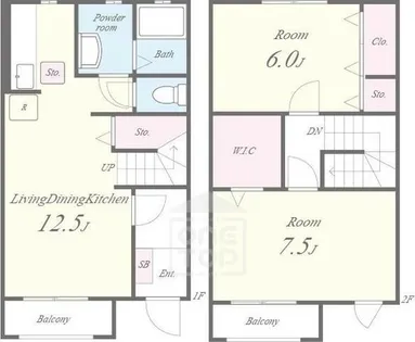 グランシャリオ水尾【1階】の間取り