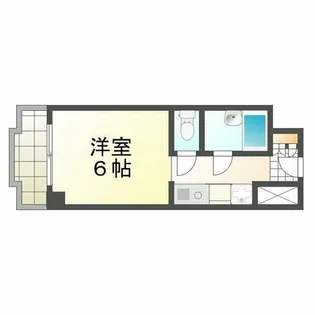 ウエストハウス in LANI【6階】の間取り