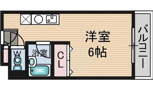 エスペオーラ近藤【4階】の間取り