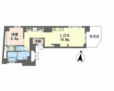 Irene Square(アイレーネ スクエア)【1階】の間取り