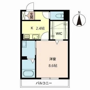 シャーメゾン138【0203号室】の間取り